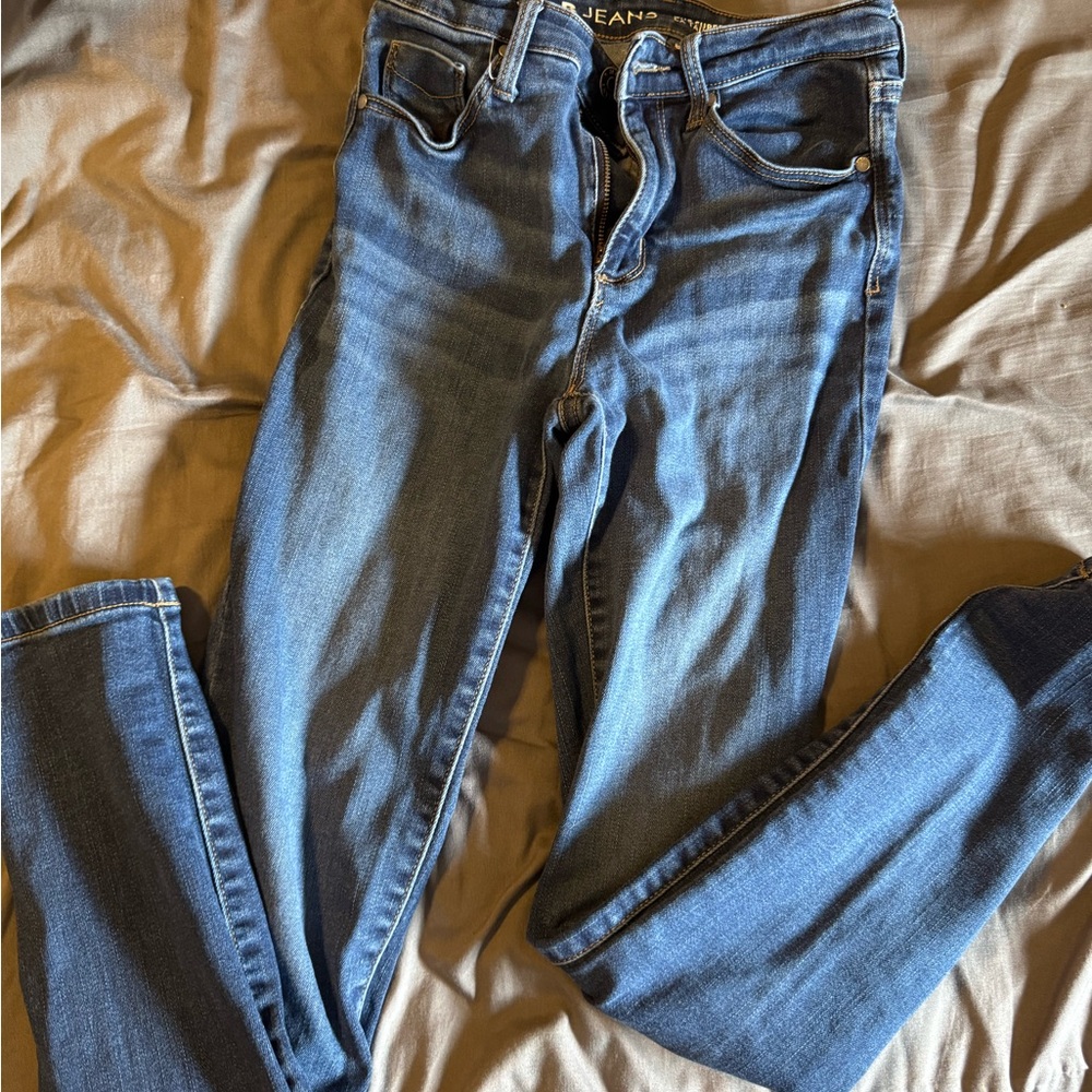 Pick 2 for $15! Reitmans Blue Skinny Jeans super high rise